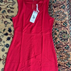Red summer dress
